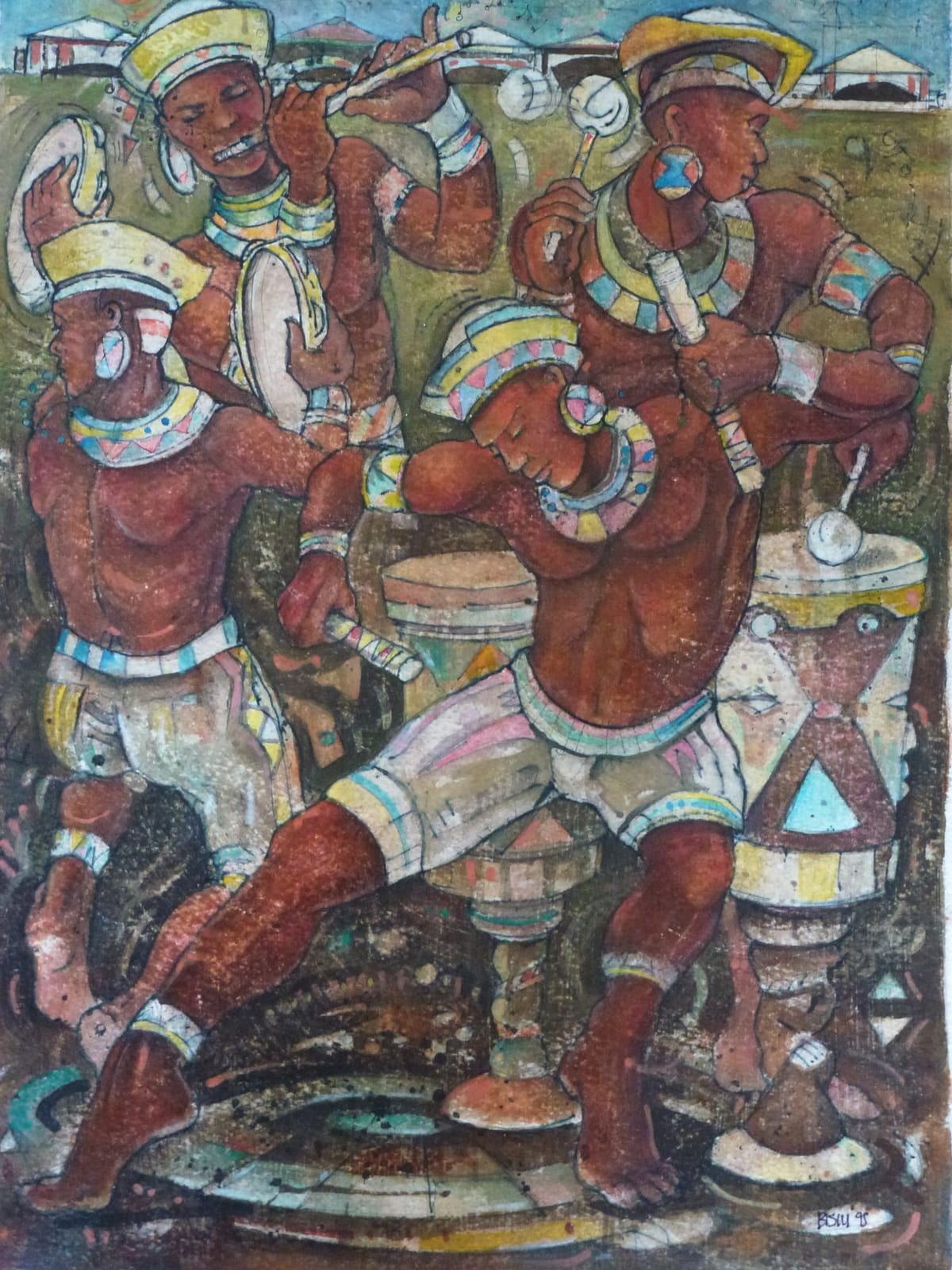Tribal Dance (1) by Fataar, Bielal
