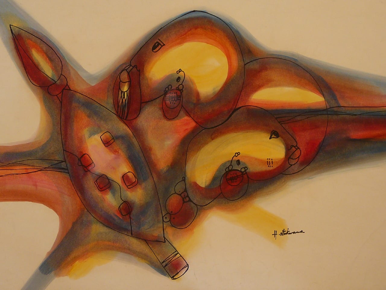 Warriors with Shields by Ntukwana, Hargreaves