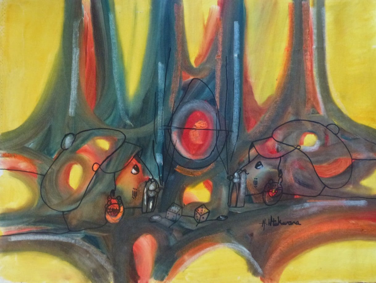 Dice Players by Ntukwana, Hargreaves