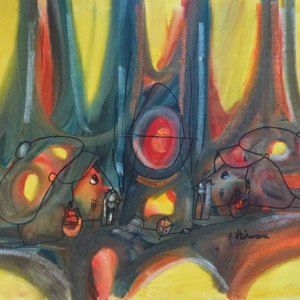 Dice Players by Ntukwana, Hargreaves