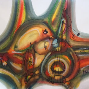 Guitar Player 3 by Ntukwana, Hargreaves