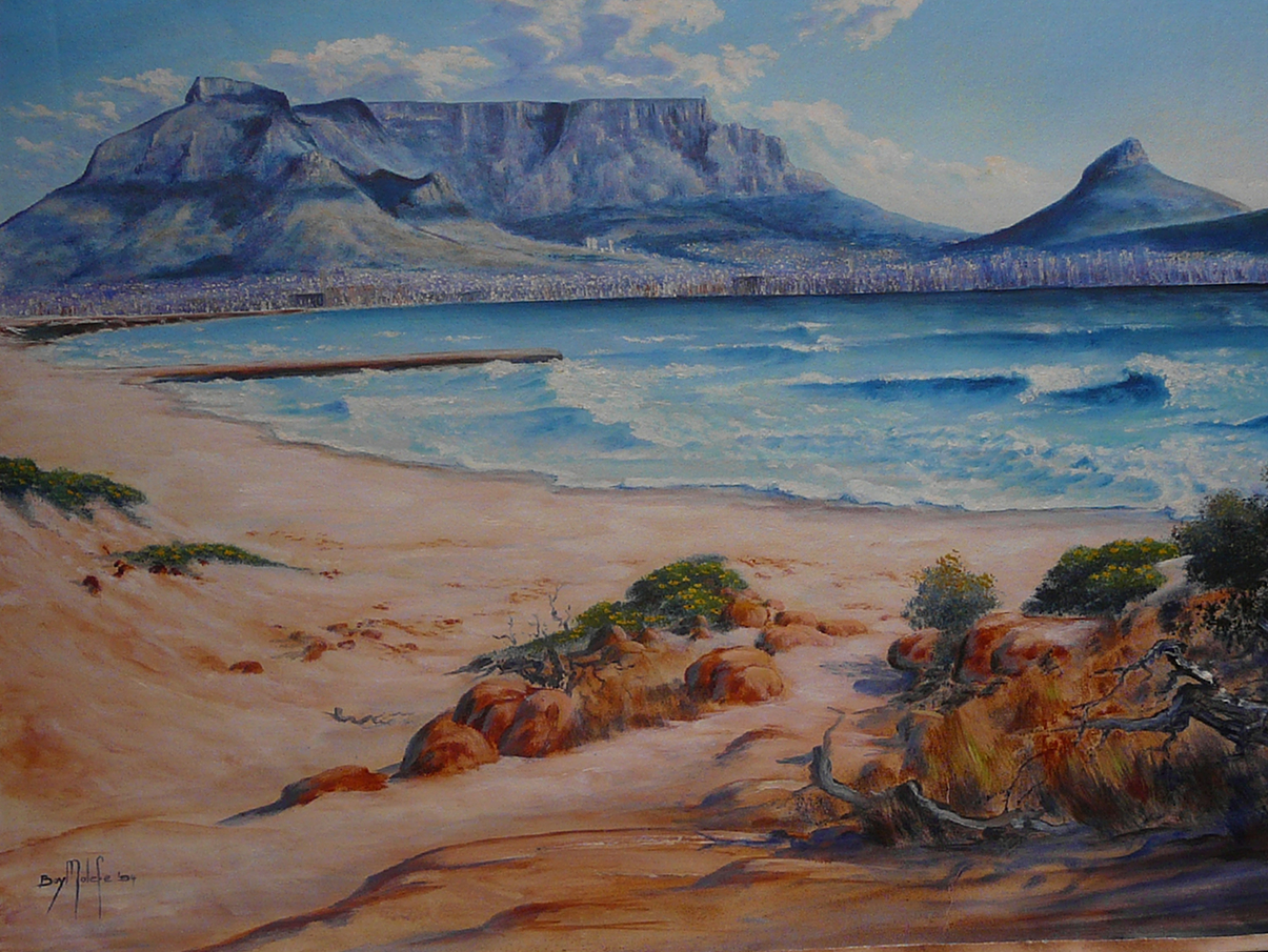 Table Mountain From Milnerton Beach
