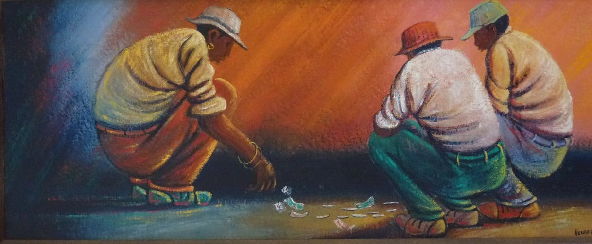 Playing Dice by Mzimba, Velaphi