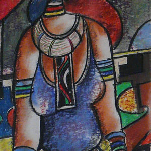 Woman at Work by Sibeko, Peter