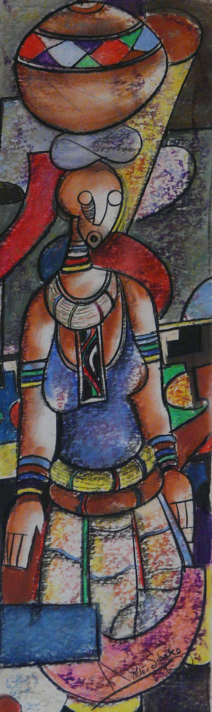 Working African Woman