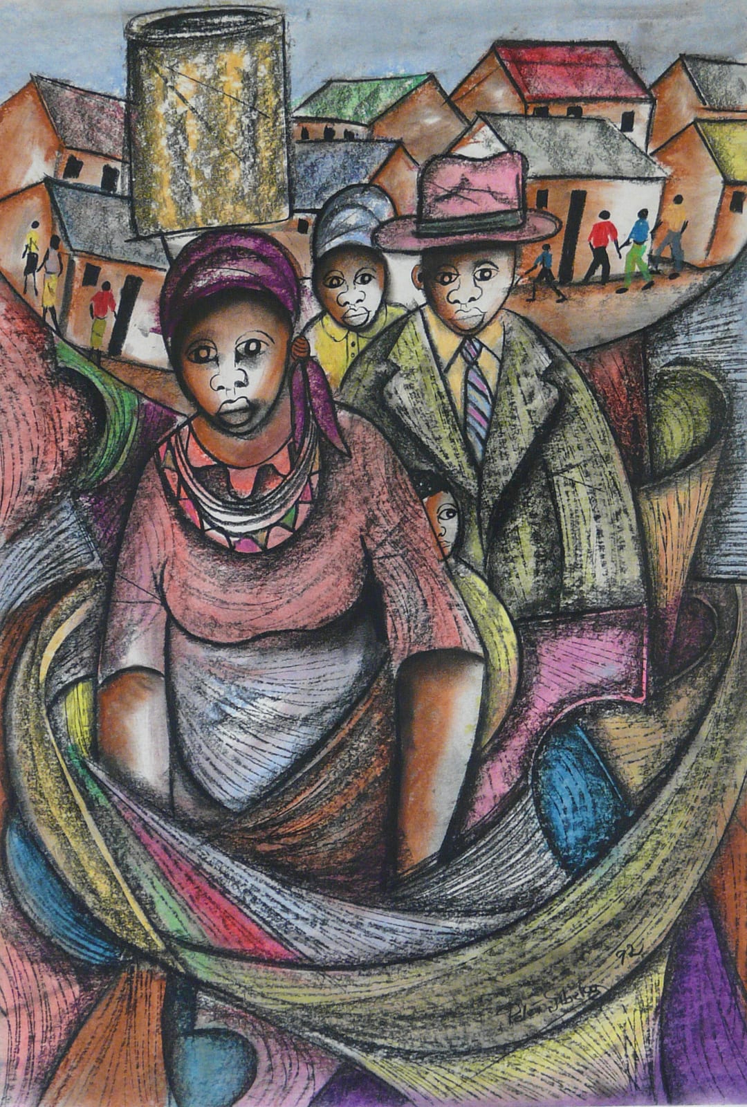 Portrait of a Family  by Sibeko, Peter