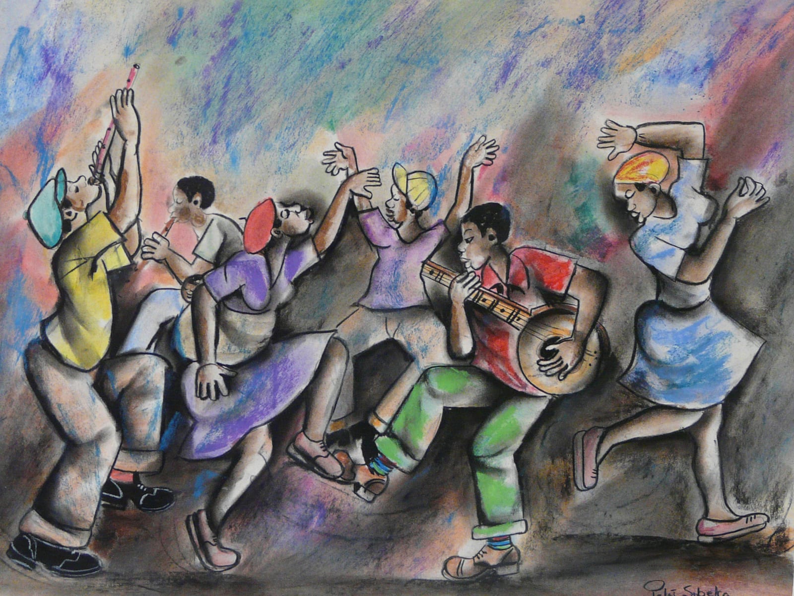 Dancing by Sibeko, Peter