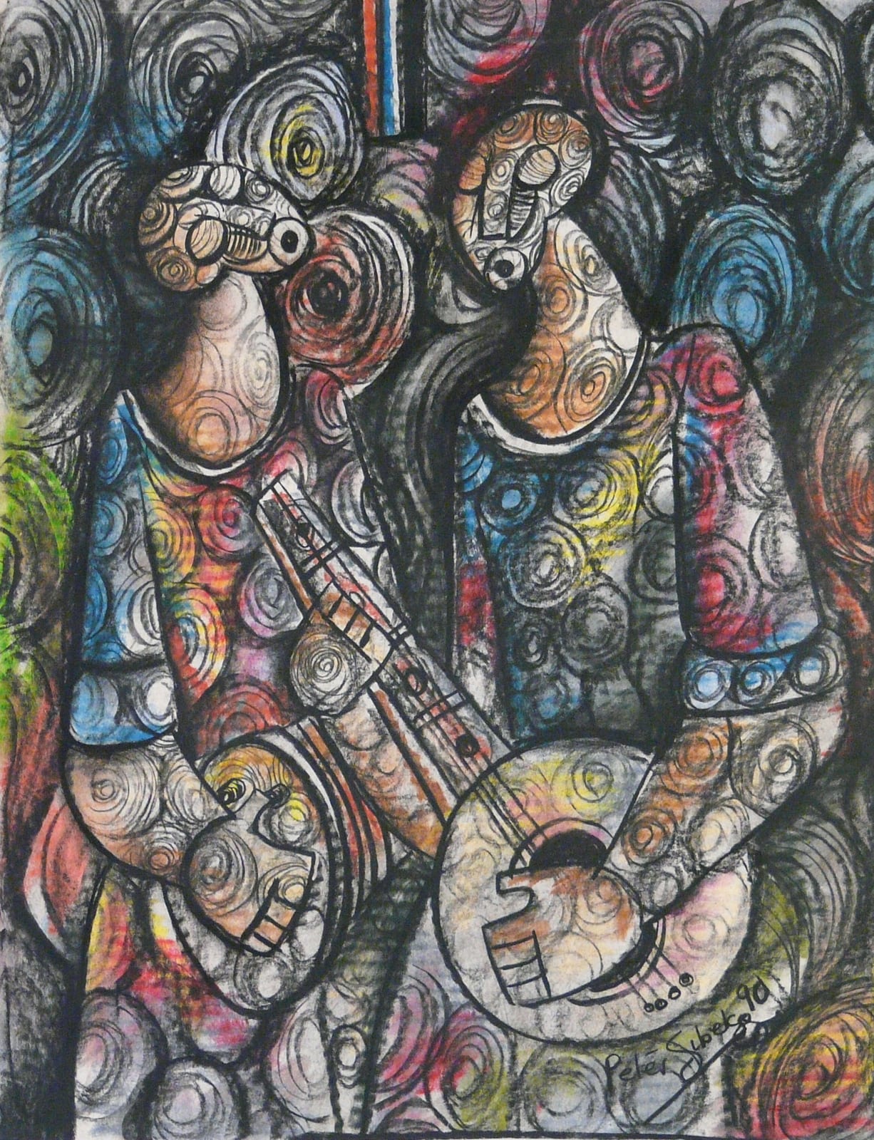 Musicians - Guitar Players by Sibeko, Peter