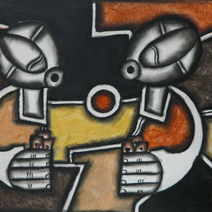 Card Players (2) by Sibeko, Tshepo