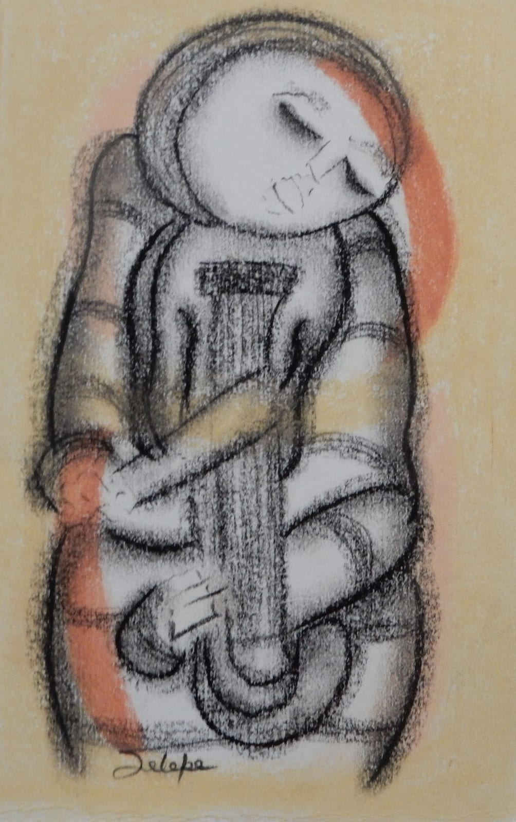 Playing Guitar by Selepe, Daniel