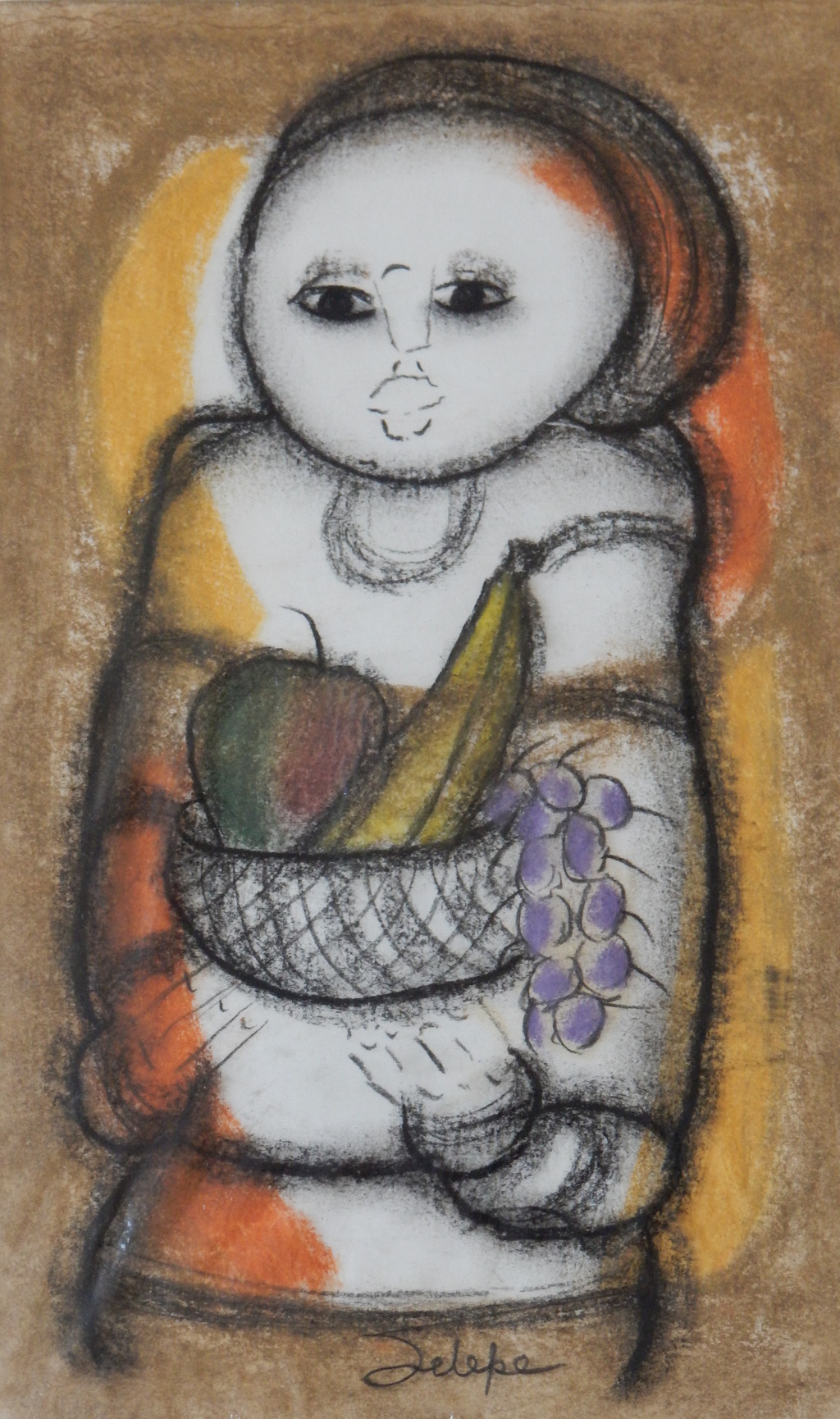 NEW: Woman Holding Fruit