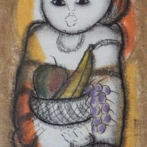 NEW: Woman Holding Fruit