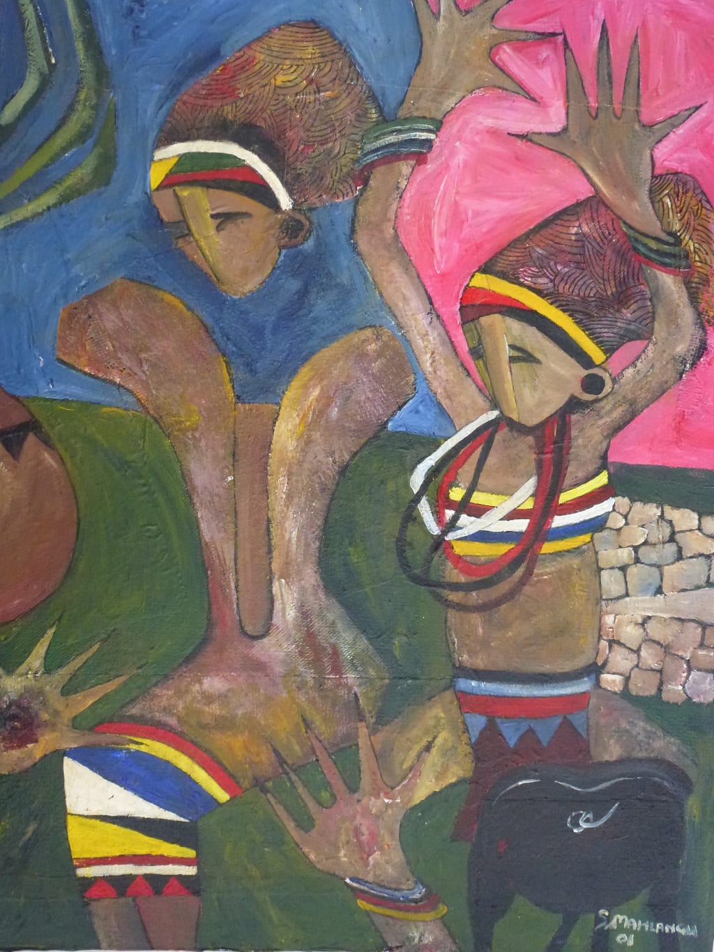 Tribal Dance (1) by Mahlangu, Speelman