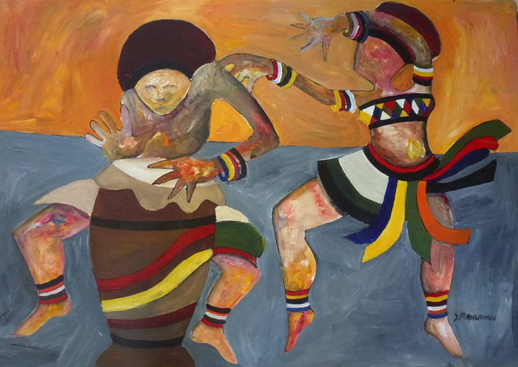 Drum and Dance by Mahlangu, Speelman