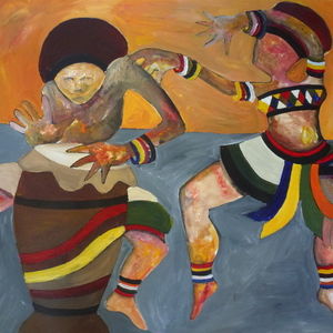 Drum and Dance by Mahlangu, Speelman