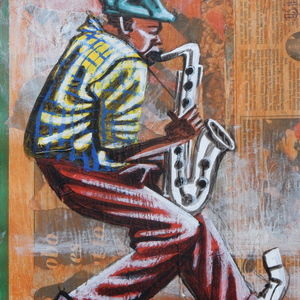 Saxophone Player by Sibisi, Dumisani