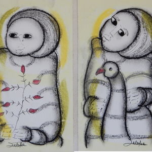 Flowers and Dove by Selepe, Daniel