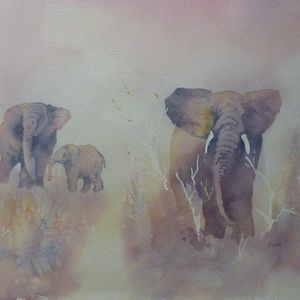 African Elephant Series - 2 by Cooper, Jim