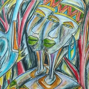 Adoration of the Twins by Sacha