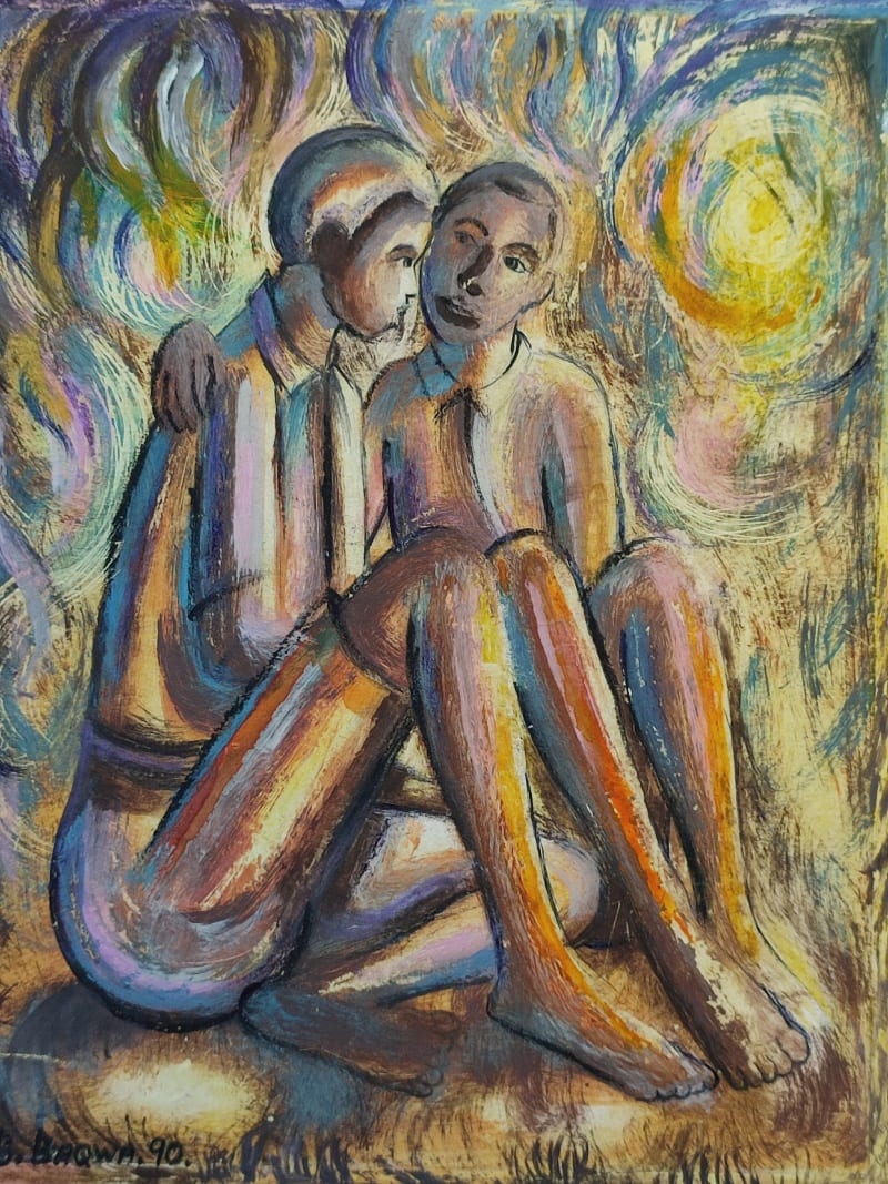 Lovers at Night by Baqwa, Basil