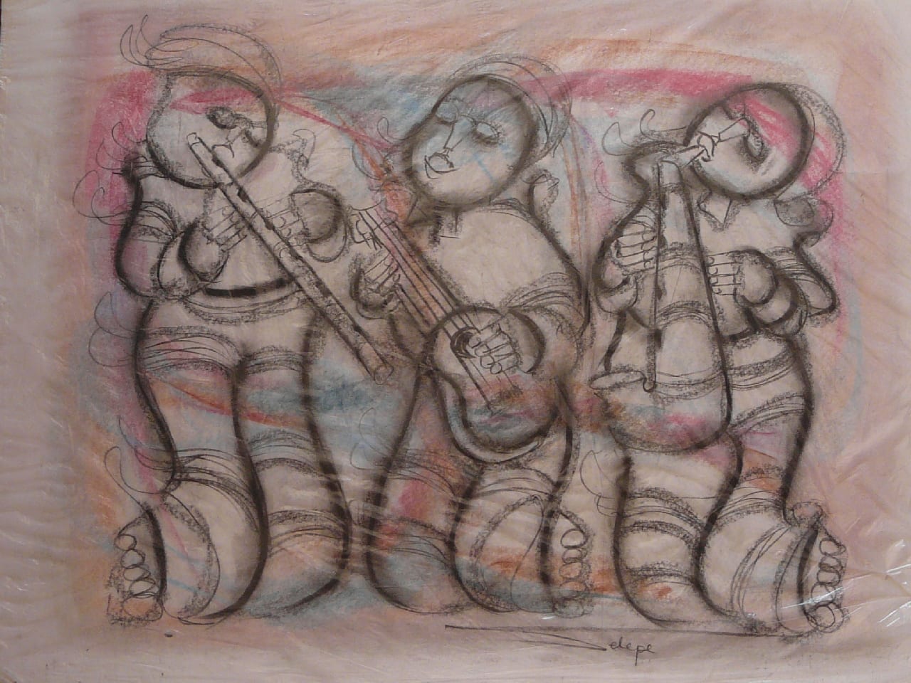 Playing Trio by Selepe, Daniel