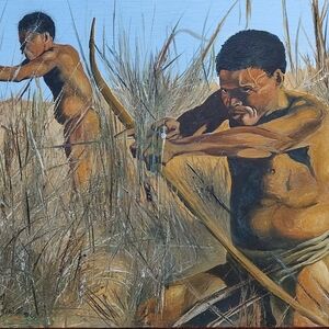 Bushmen Hunters by Sibisi, Dumisani