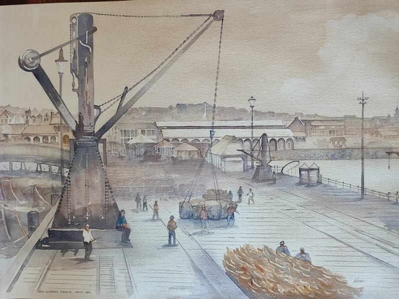 Old Port Elizabeth Harbor by Cooper, Jim