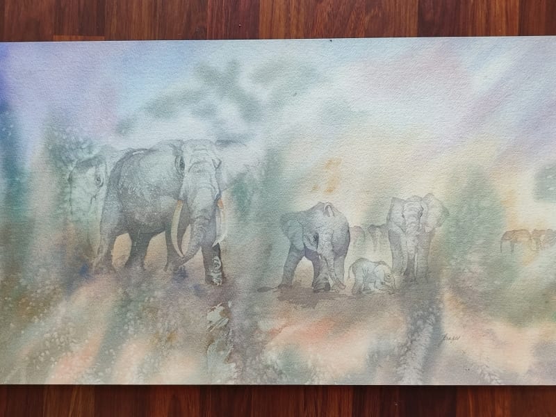 African Elephant Series - 3 by Cooper, Jim