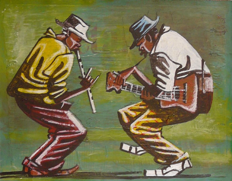 Flute and Guitar Duo by Sibisi, Dumisani