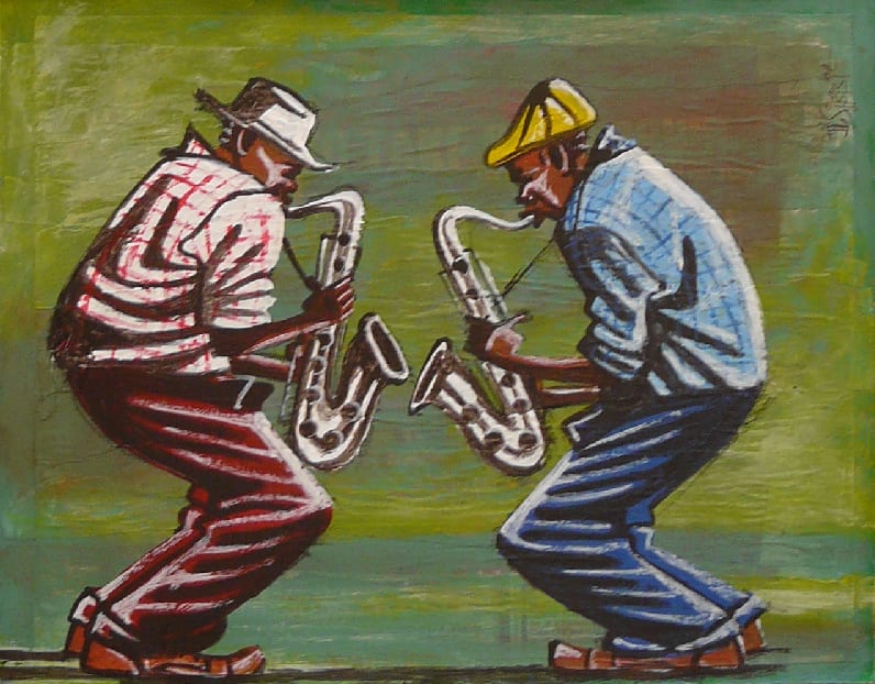 Saxophone Players by Sibisi, Dumisani