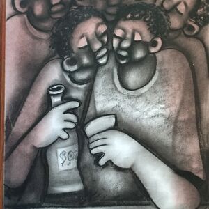 Party Scene by Mbele, David