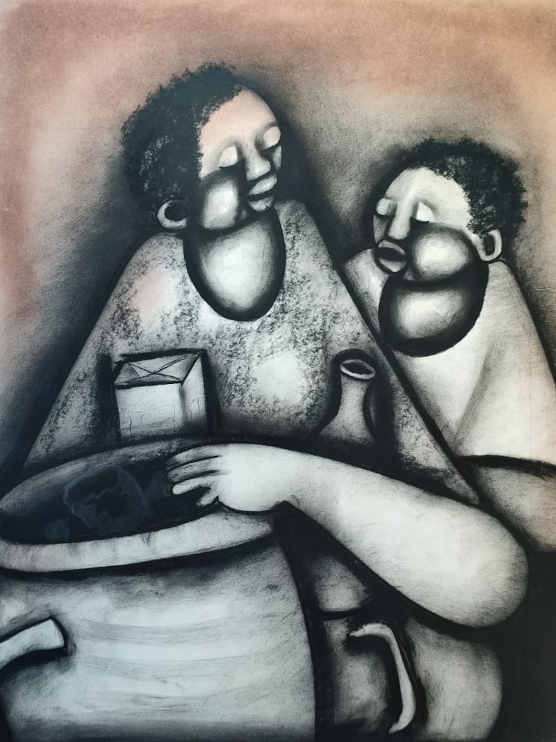 A Couple by Mbele, David