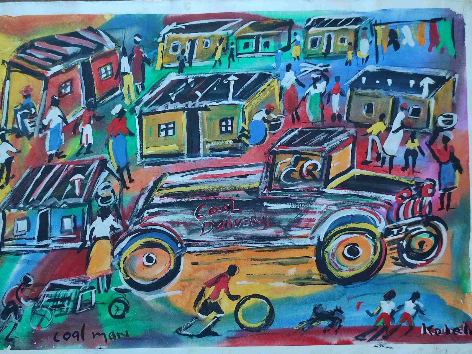 The Coal Man in My Township by Kobeli, Eli