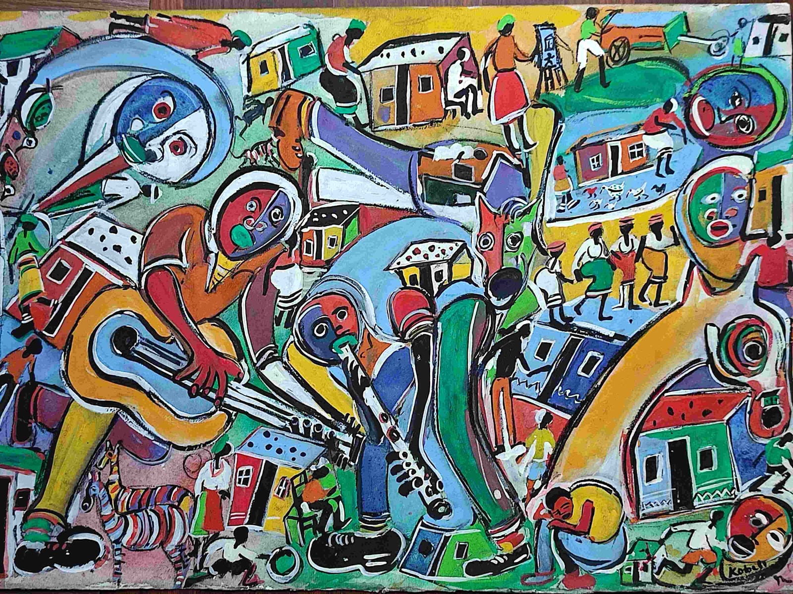 Village Musicians Series (3) by Kobeli, Eli