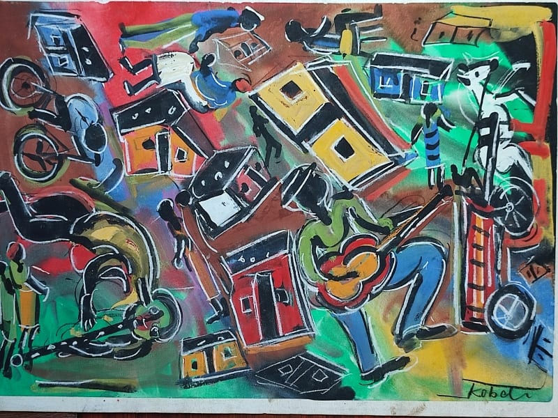 Village Musicians Series (5) by Kobeli, Eli