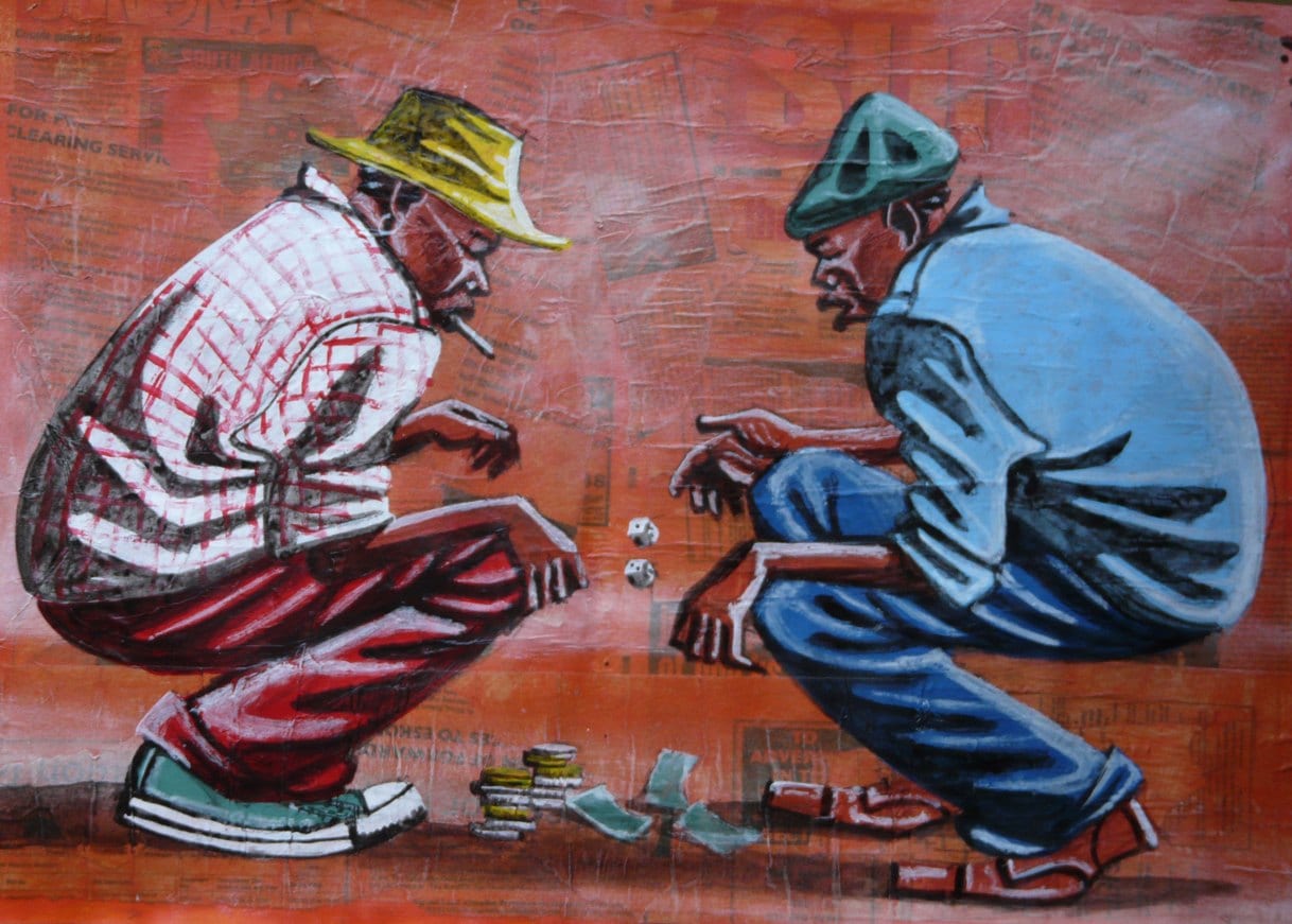 Dice Players by Sibisi, Dumisani