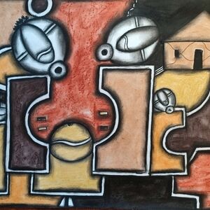 Village Couple by Sibeko, Tshepo