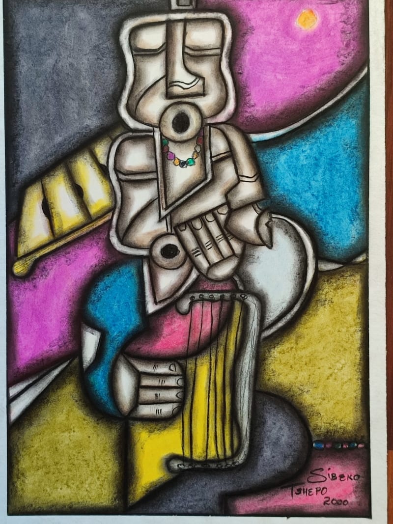 Musician - Harp  by Sibeko, Tshepo
