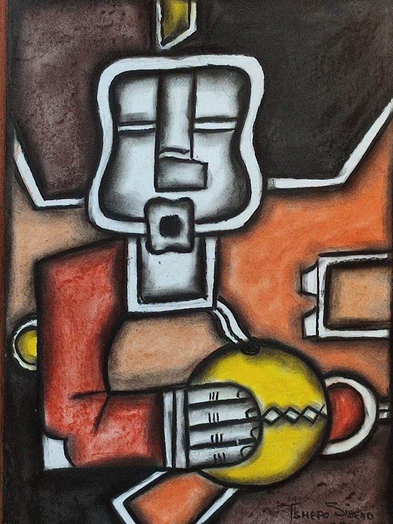 Yellow Ball Players (1) by Sibeko, Tshepo