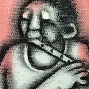 Flute Players Series (4) by Mbele, David