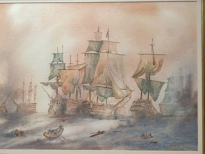 Battle of Trafalgar by Cooper, Jim