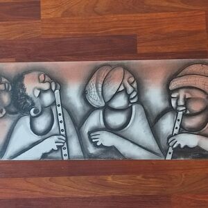 Flute Players Series (6) by Mbele, David
