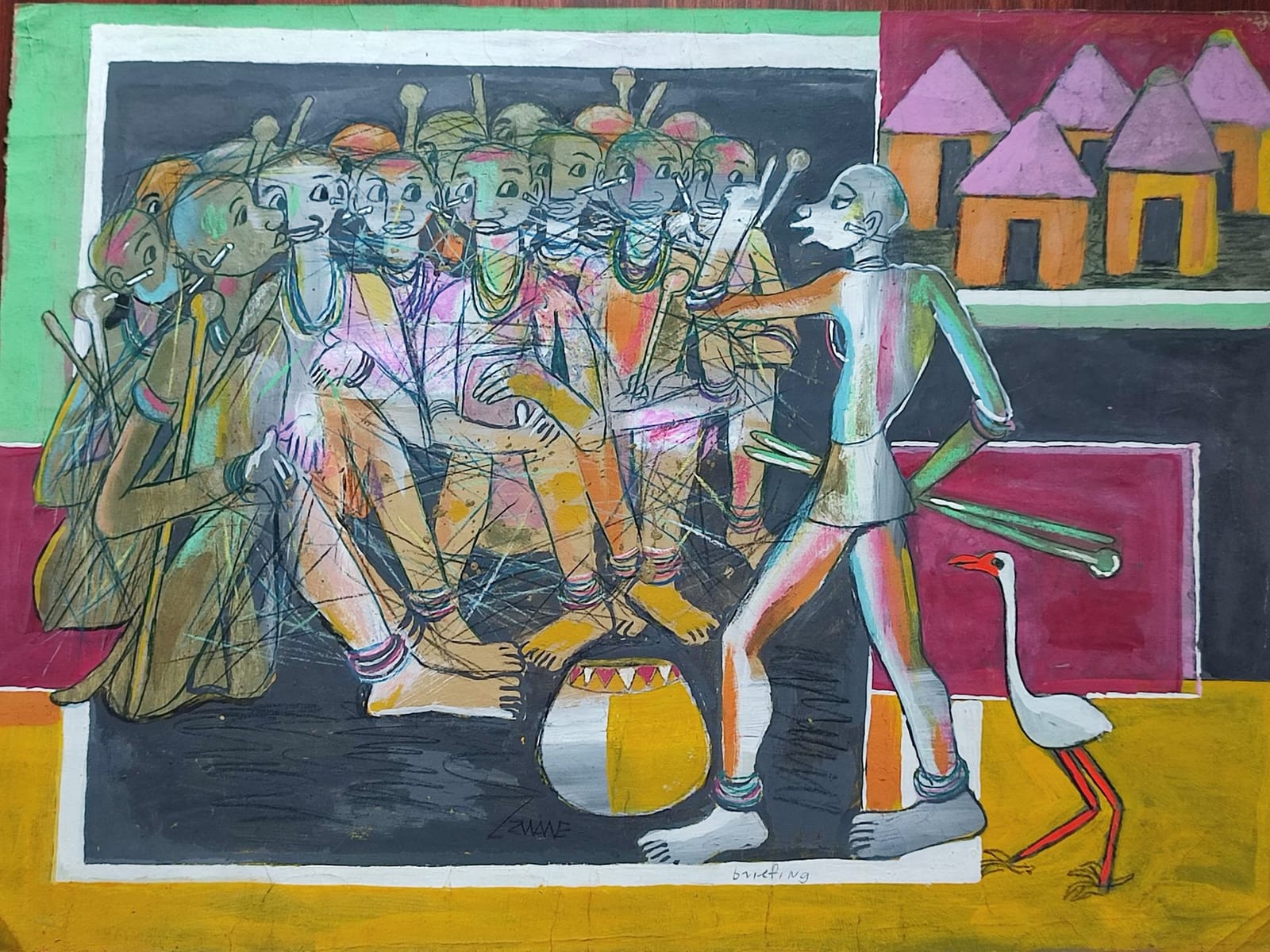 Village Meeting by Zwane, Wiseman