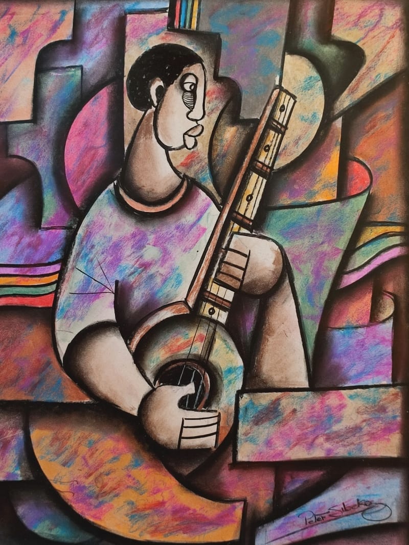 Banjo Player (2) by Sibeko, Peter