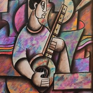 Banjo Player (2) by Sibeko, Peter