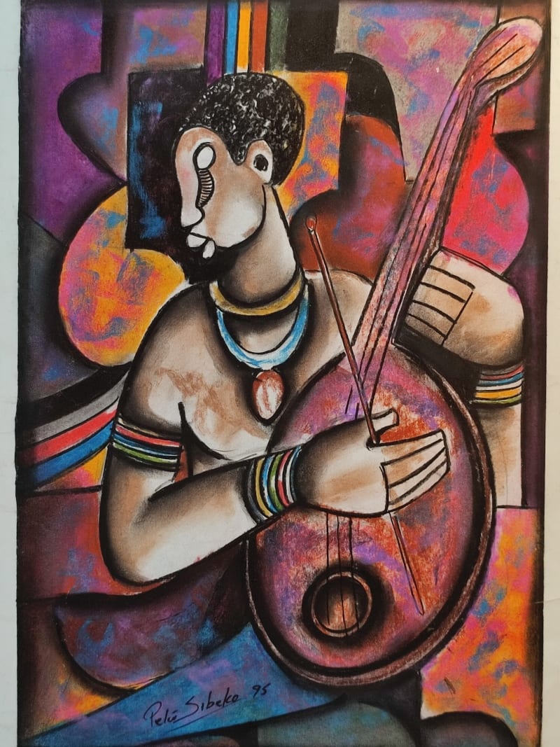 Banjo Player (3) by Sibeko, Peter