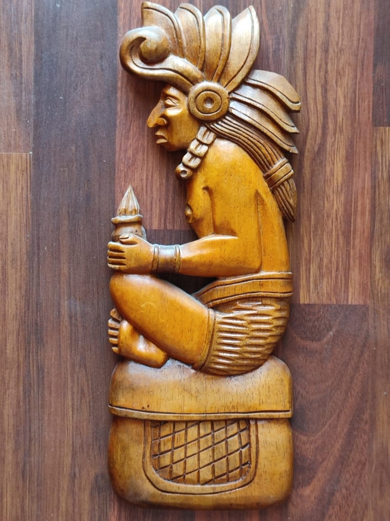 Mayan Deity -1 by International Variety - Art & Craft