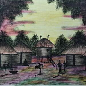 Village by the Lake (4) by Ulingu, Boniface