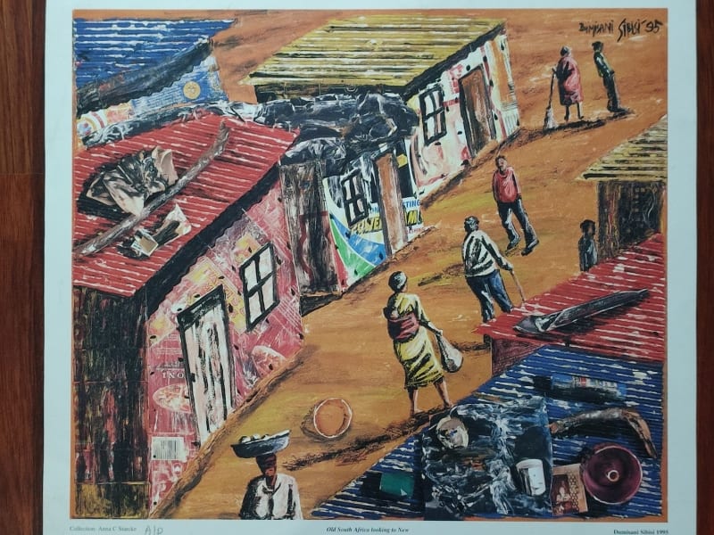 Township Scene by Sibisi, Dumisani