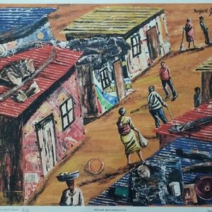 Township Scene by Sibisi, Dumisani